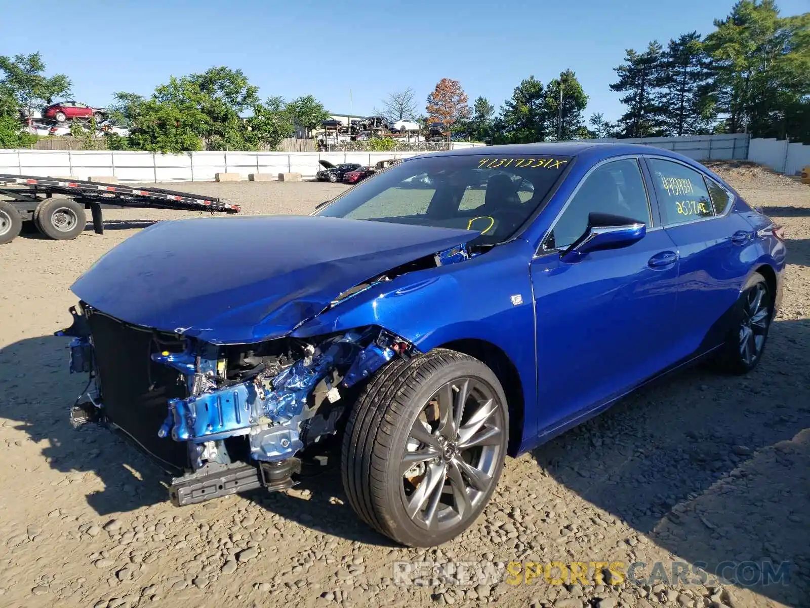 2 Photograph of a damaged car 58AGZ1B11LU066378 LEXUS ES350 2020