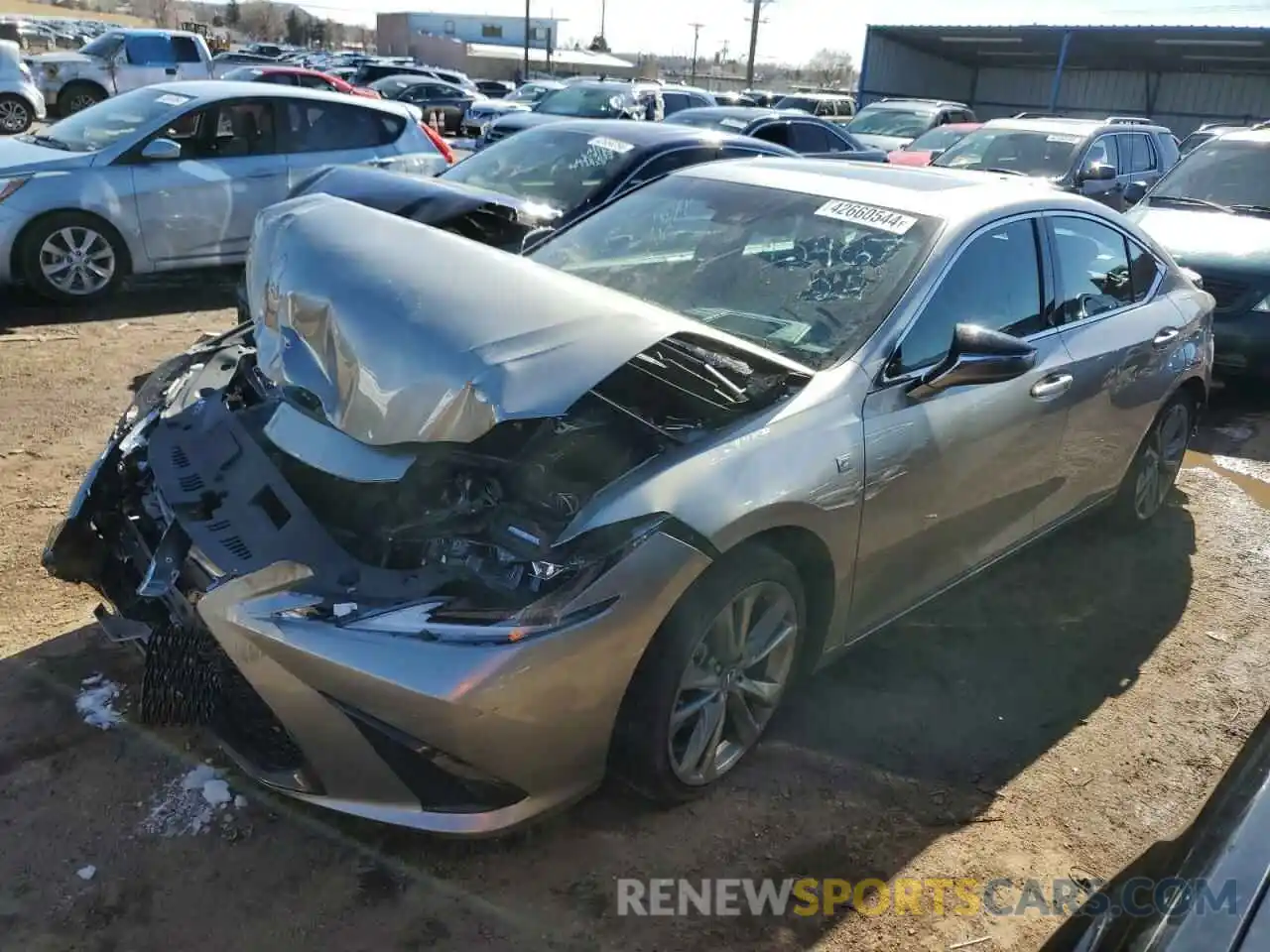 1 Photograph of a damaged car 58AGZ1B12LU077597 LEXUS ES350 2020