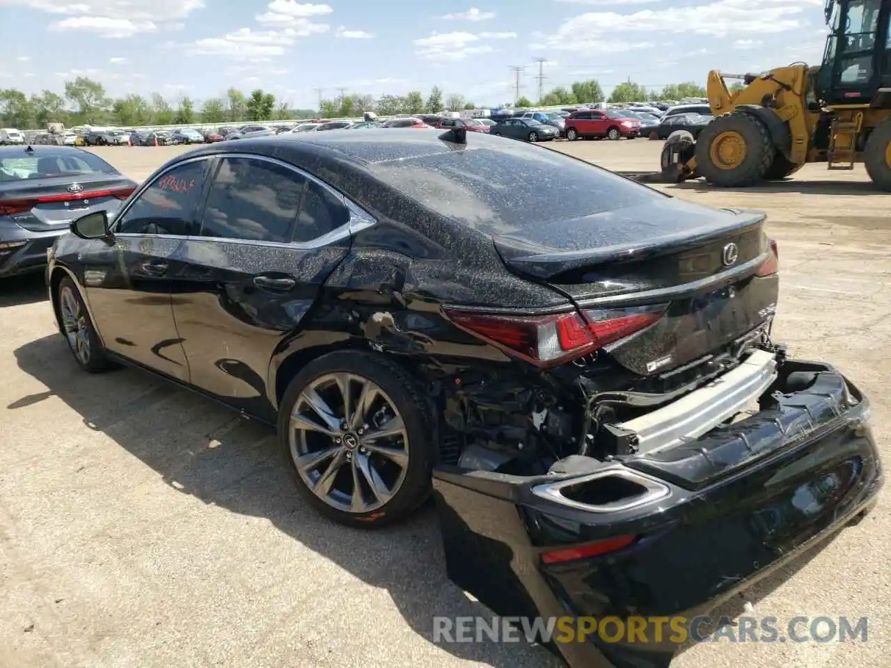 3 Photograph of a damaged car 58AGZ1B13LU069332 LEXUS ES350 2020