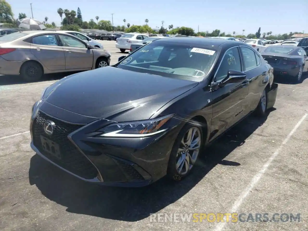 2 Photograph of a damaged car 58AGZ1B13LU071615 LEXUS ES350 2020