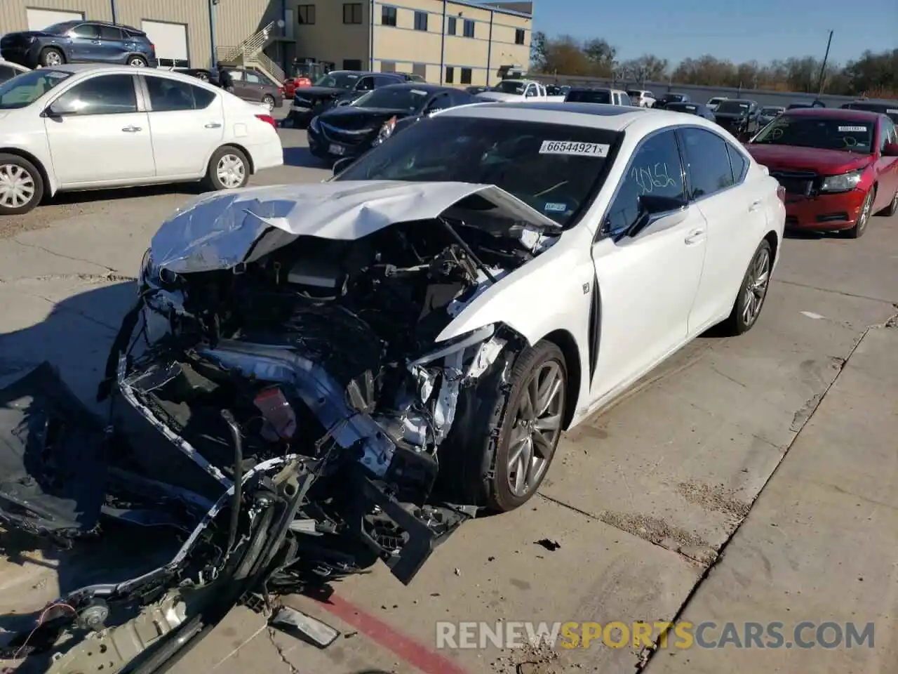 2 Photograph of a damaged car 58AGZ1B13LU075390 LEXUS ES350 2020