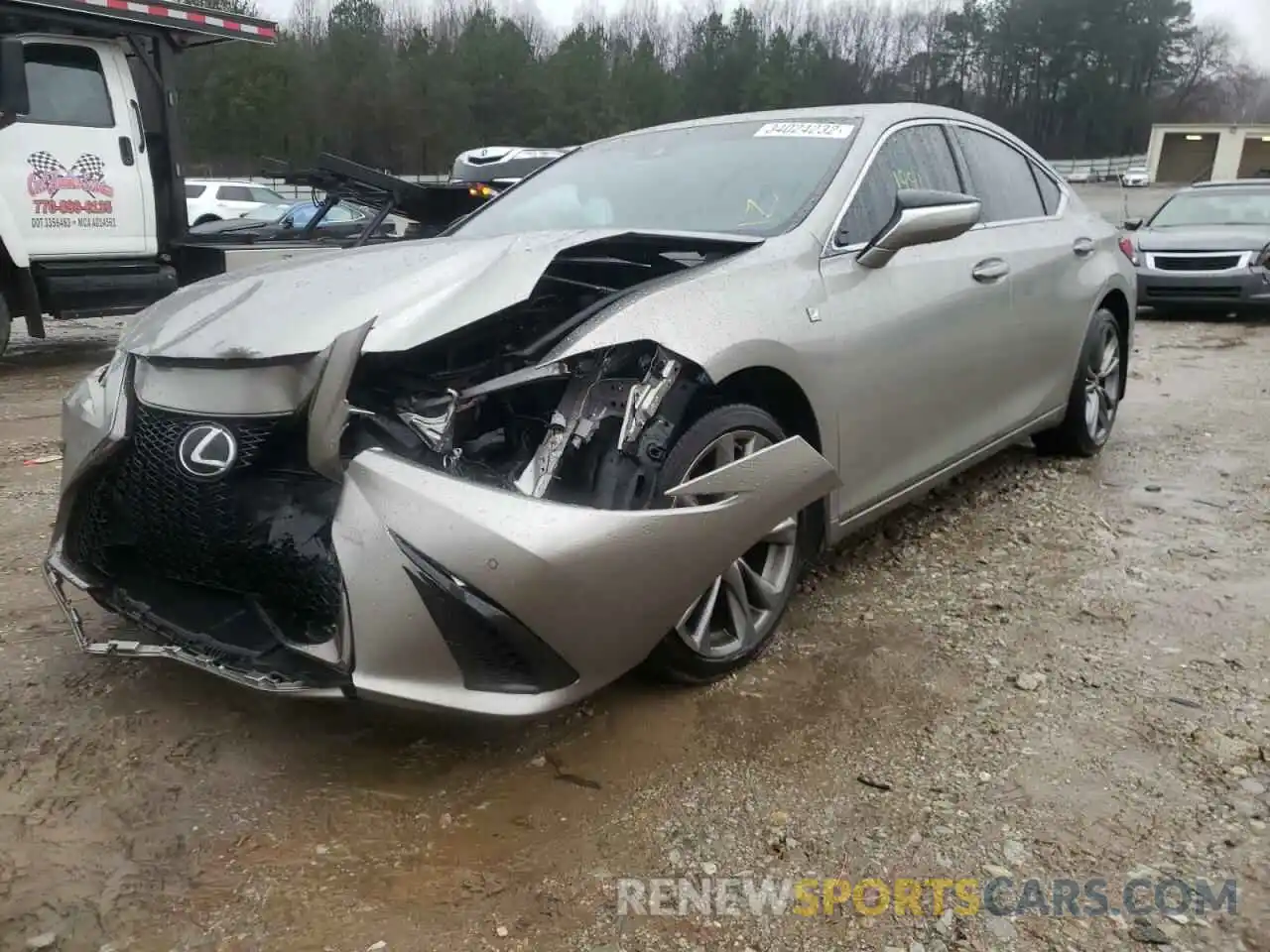 2 Photograph of a damaged car 58AGZ1B14LU059389 LEXUS ES350 2020