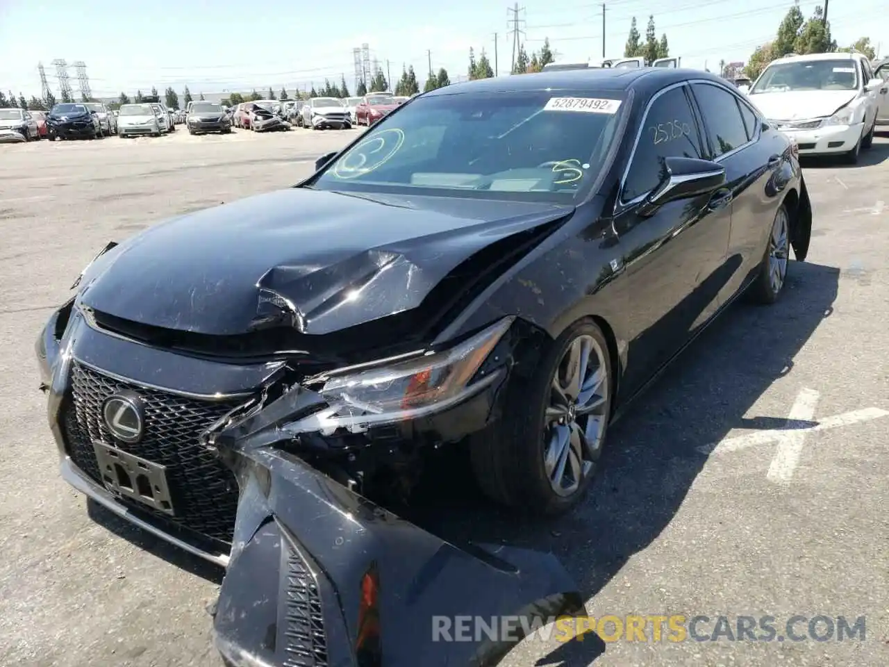 2 Photograph of a damaged car 58AGZ1B14LU062244 LEXUS ES350 2020