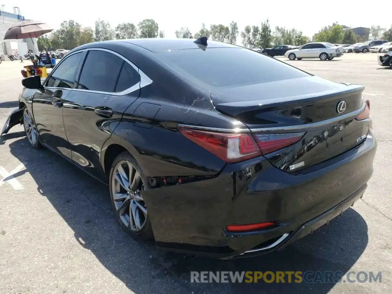 3 Photograph of a damaged car 58AGZ1B14LU062244 LEXUS ES350 2020