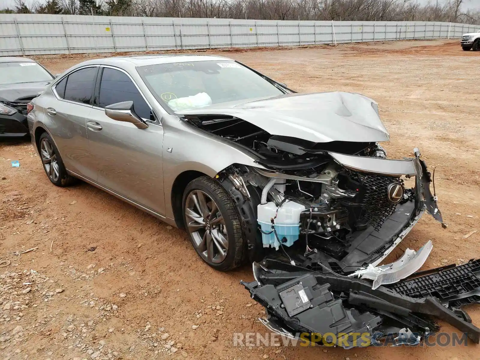 1 Photograph of a damaged car 58AGZ1B14LU075267 LEXUS ES350 2020