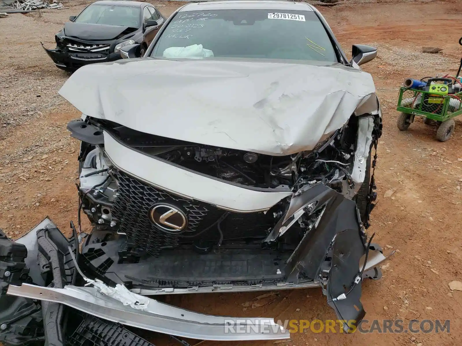 7 Photograph of a damaged car 58AGZ1B14LU075267 LEXUS ES350 2020