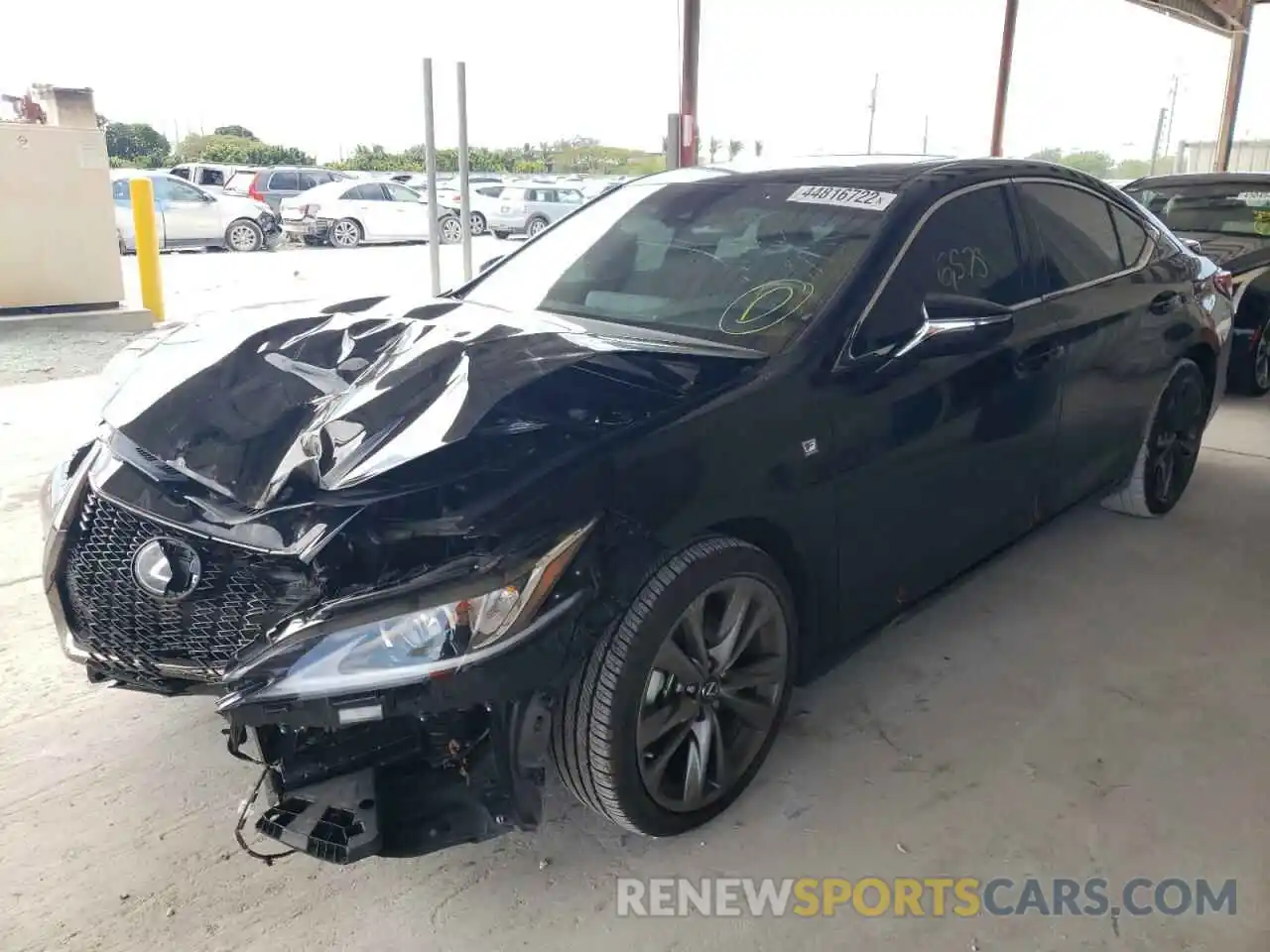 2 Photograph of a damaged car 58AGZ1B15LU062009 LEXUS ES350 2020