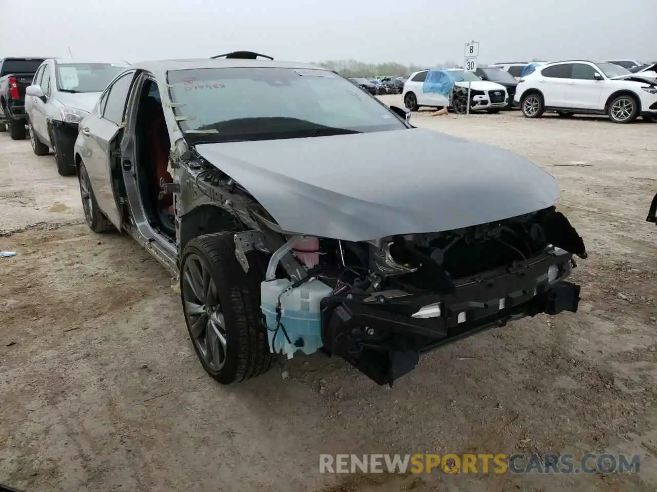 1 Photograph of a damaged car 58AGZ1B15LU077982 LEXUS ES350 2020