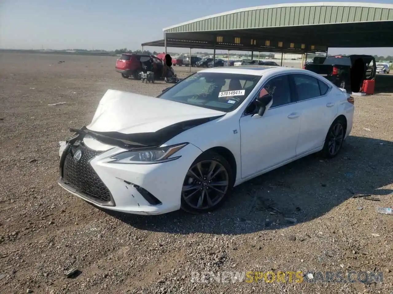 2 Photograph of a damaged car 58AGZ1B16LU068689 LEXUS ES350 2020