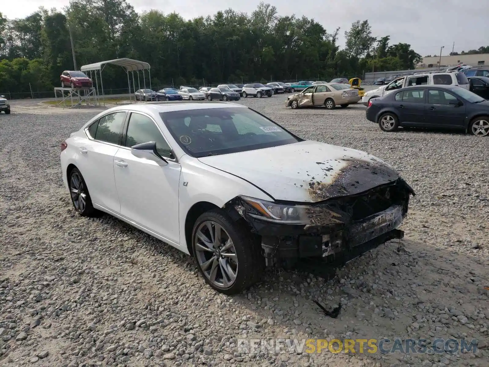 1 Photograph of a damaged car 58AGZ1B17LU074730 LEXUS ES350 2020