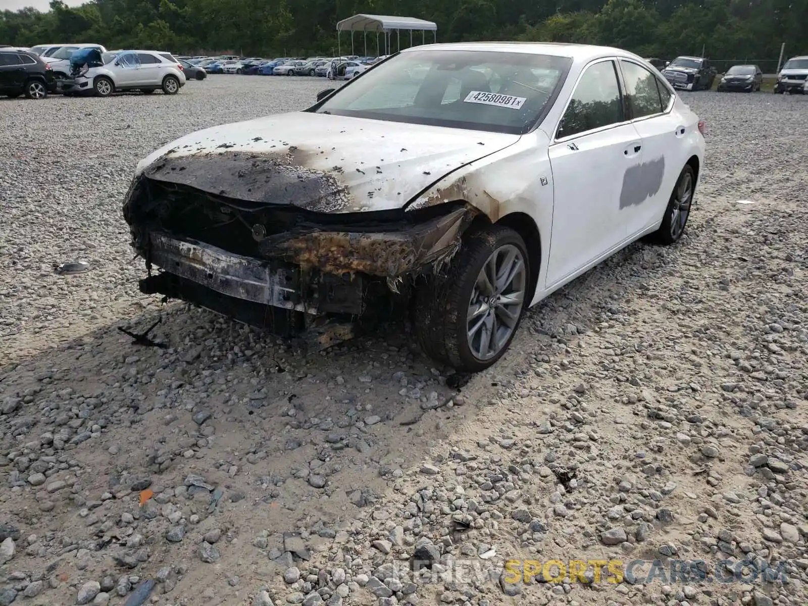 2 Photograph of a damaged car 58AGZ1B17LU074730 LEXUS ES350 2020