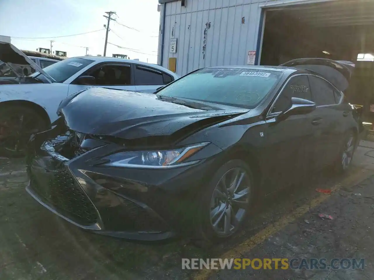 2 Photograph of a damaged car 58AGZ1B17LU078597 LEXUS ES350 2020