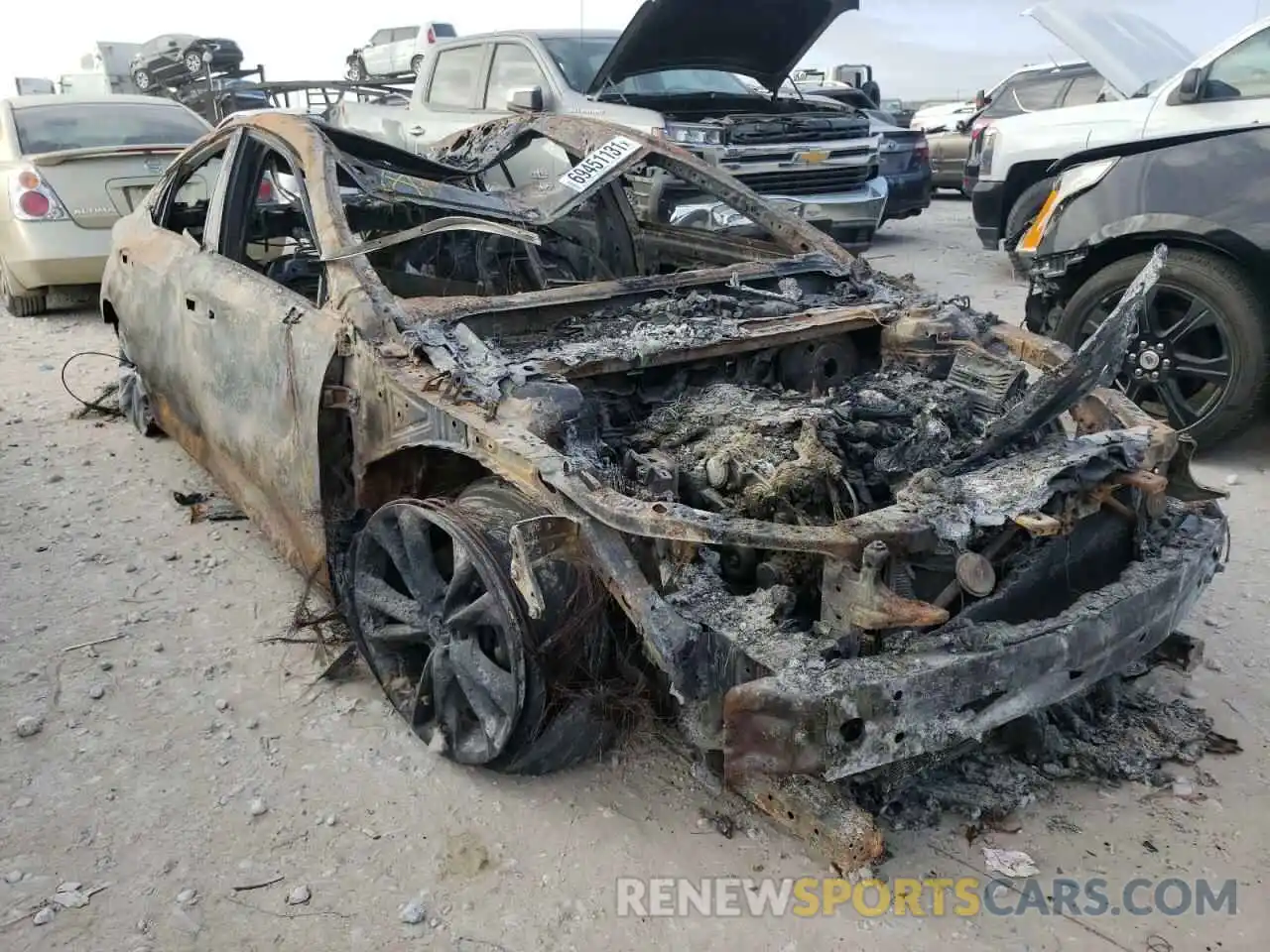 1 Photograph of a damaged car 58AGZ1B18LU052848 LEXUS ES350 2020