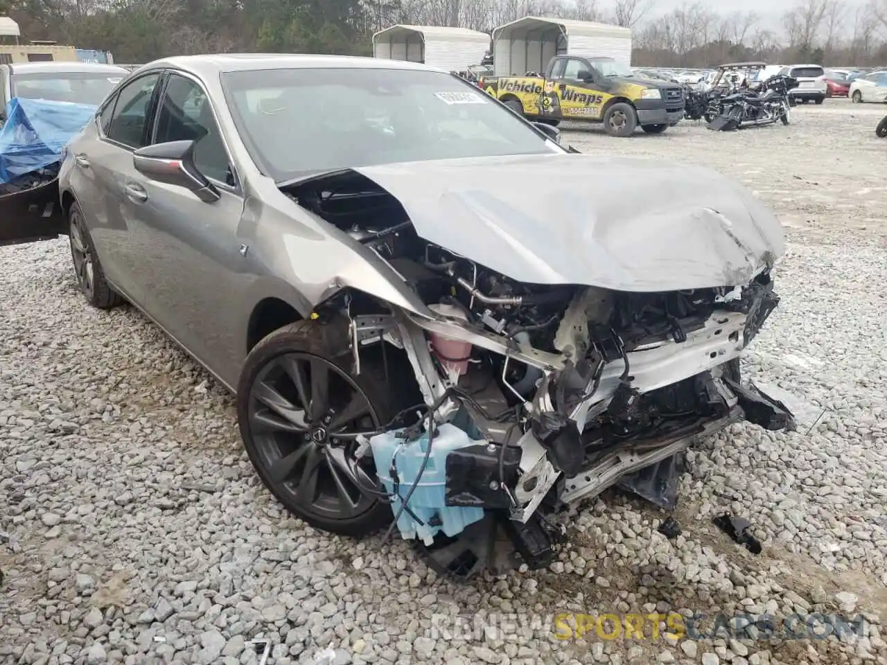 1 Photograph of a damaged car 58AGZ1B18LU056589 LEXUS ES350 2020