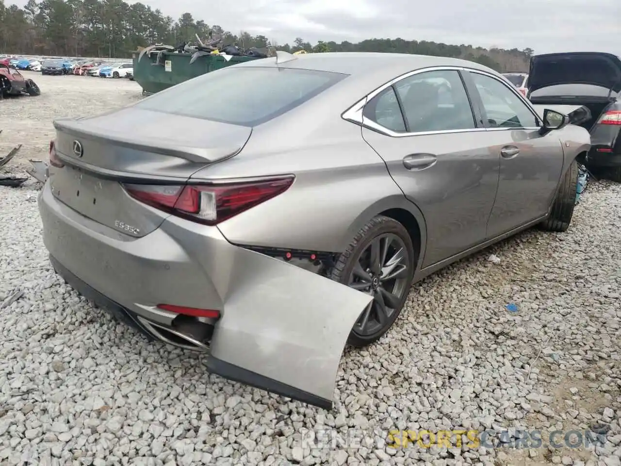 4 Photograph of a damaged car 58AGZ1B18LU056589 LEXUS ES350 2020