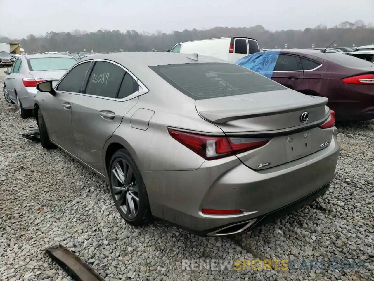 3 Photograph of a damaged car 58AGZ1B19LU066306 LEXUS ES350 2020