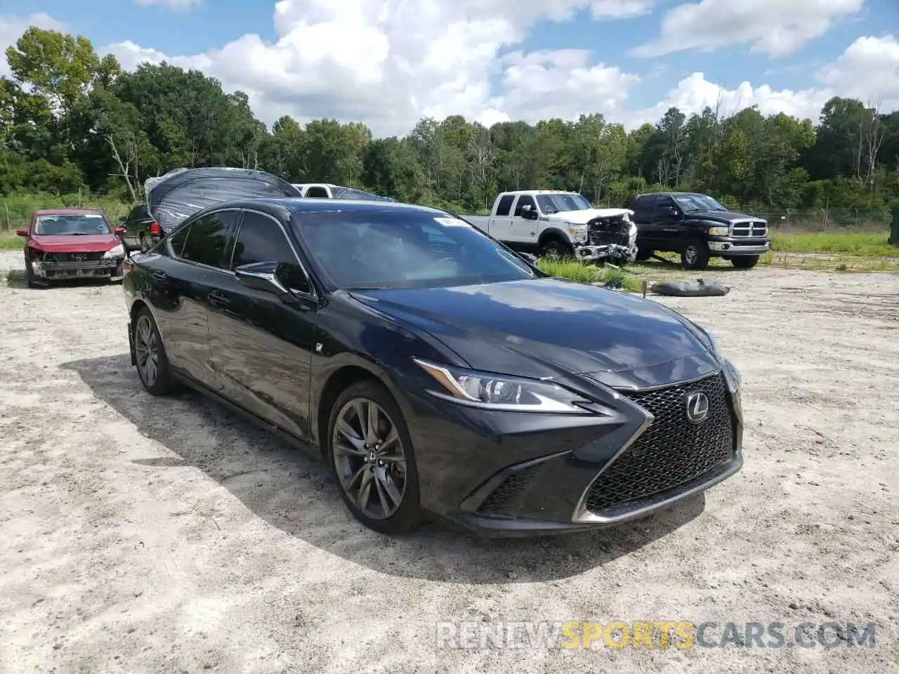 1 Photograph of a damaged car 58AGZ1B19LU081579 LEXUS ES350 2020