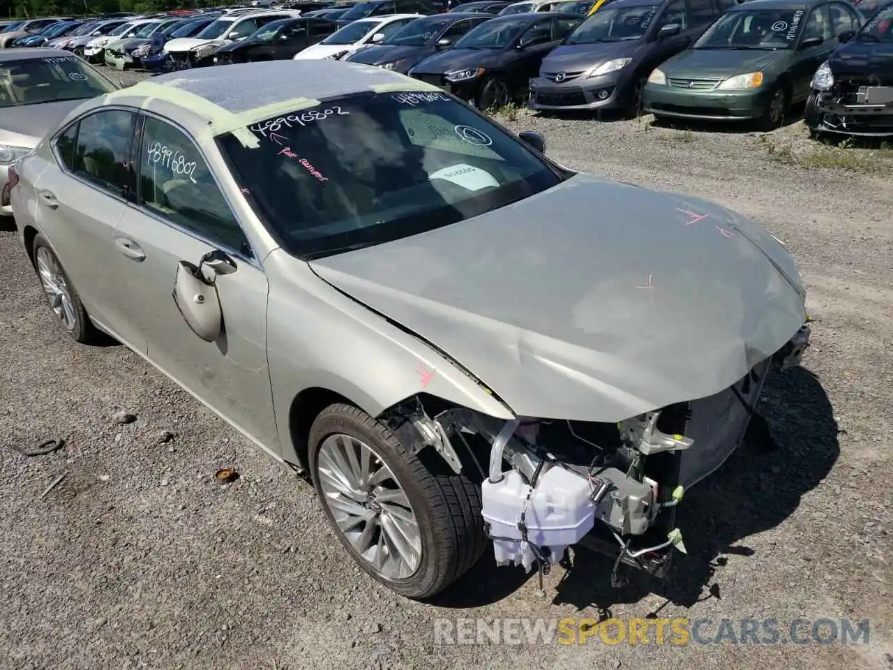 1 Photograph of a damaged car 58ABZ1B10MU090084 LEXUS ES350 2021