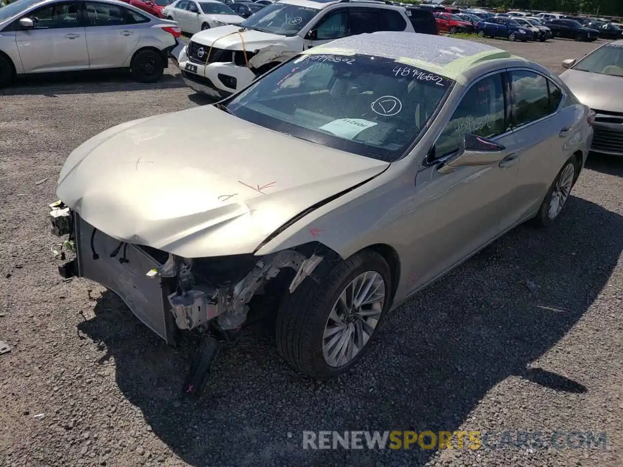 2 Photograph of a damaged car 58ABZ1B10MU090084 LEXUS ES350 2021