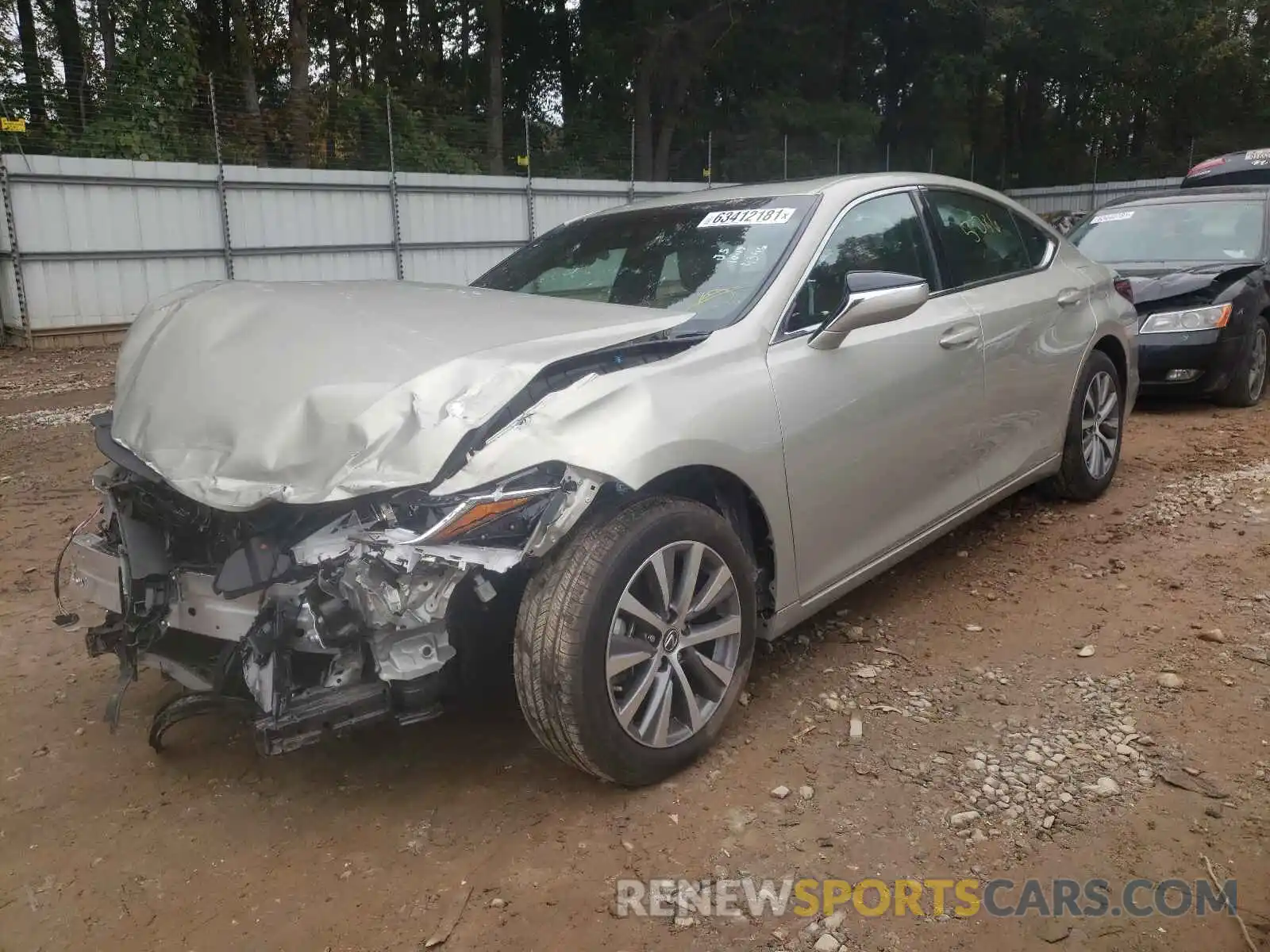 2 Photograph of a damaged car 58ACZ1B10MU092826 LEXUS ES350 2021