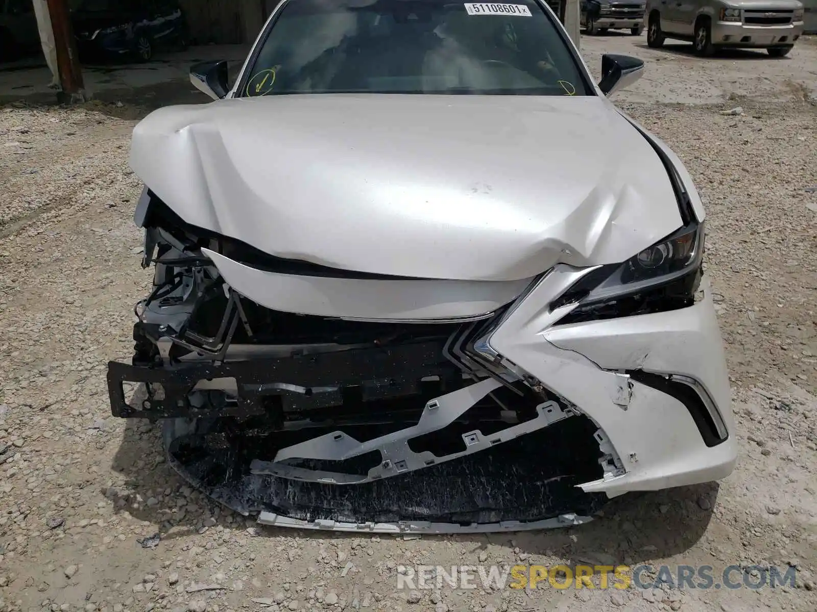 9 Photograph of a damaged car 58ACZ1B10MU097024 LEXUS ES350 2021