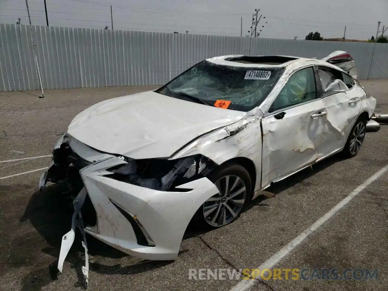 2 Photograph of a damaged car 58ACZ1B11MU086114 LEXUS ES350 2021