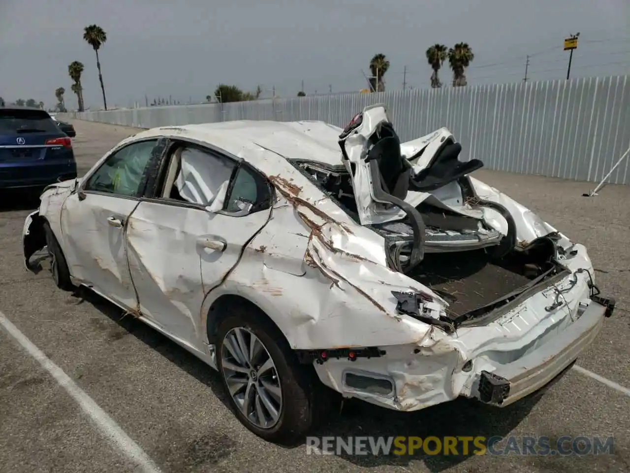 3 Photograph of a damaged car 58ACZ1B11MU086114 LEXUS ES350 2021