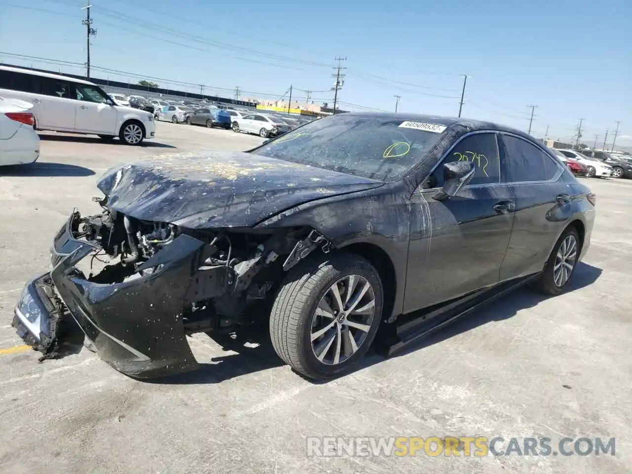 2 Photograph of a damaged car 58ACZ1B11MU104160 LEXUS ES350 2021