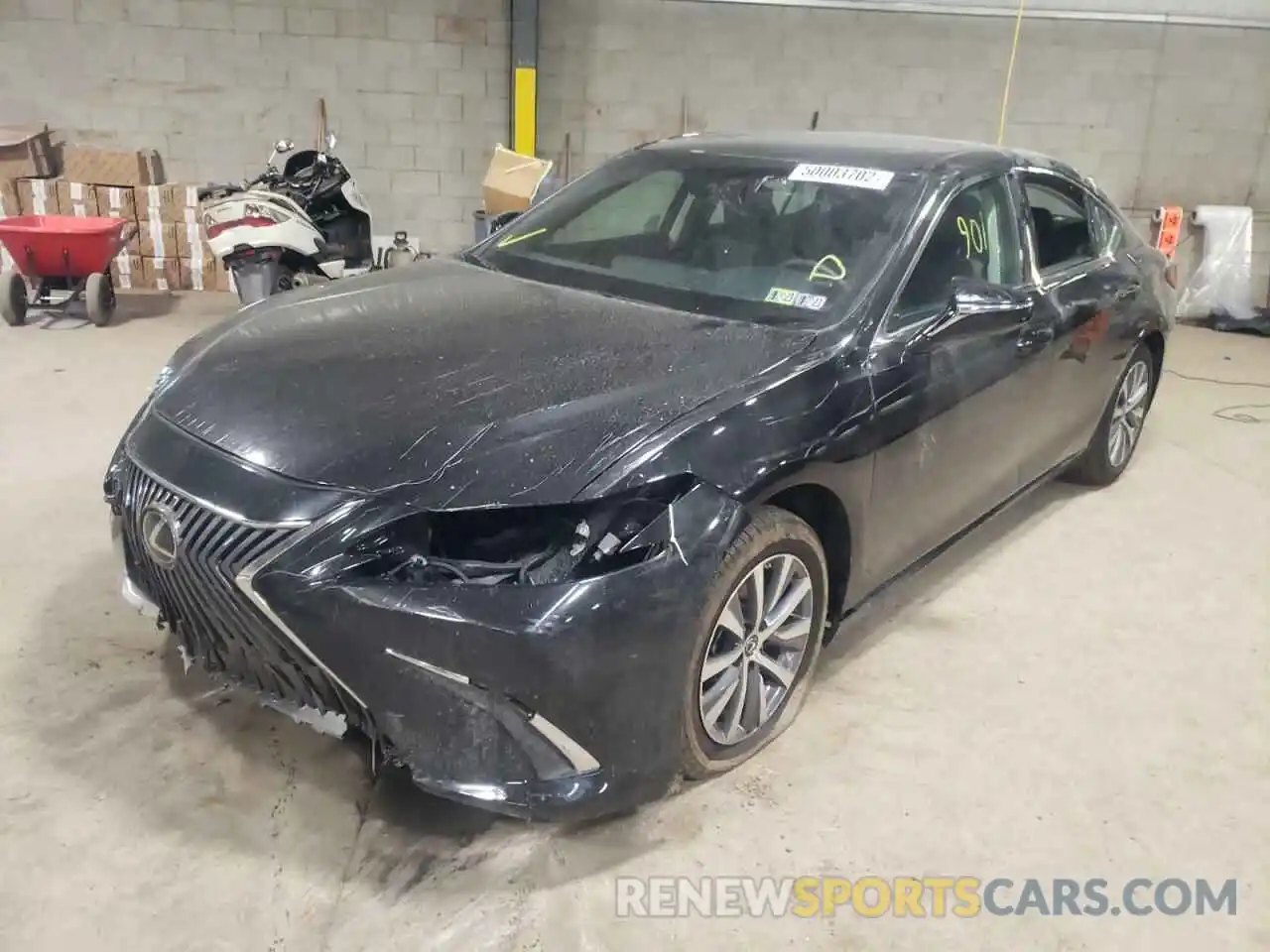 2 Photograph of a damaged car 58ACZ1B11MU110041 LEXUS ES350 2021