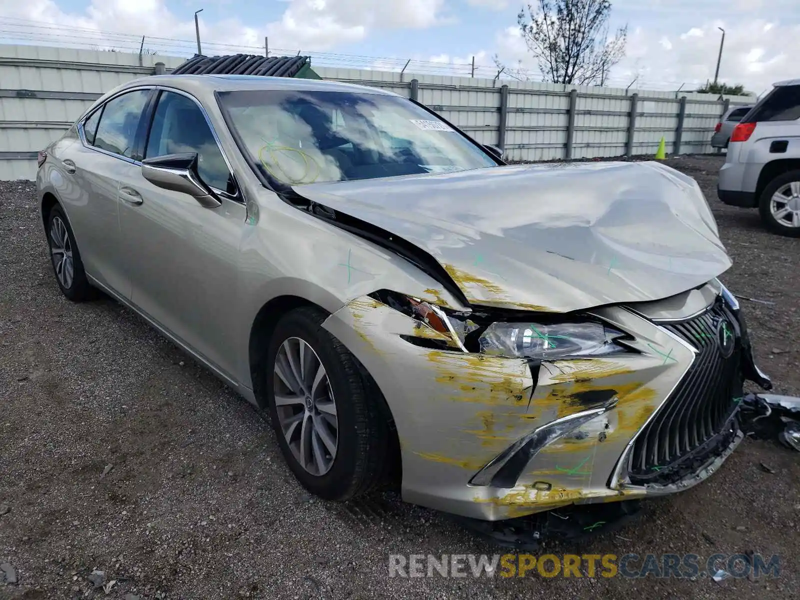 1 Photograph of a damaged car 58ACZ1B12MU101333 LEXUS ES350 2021