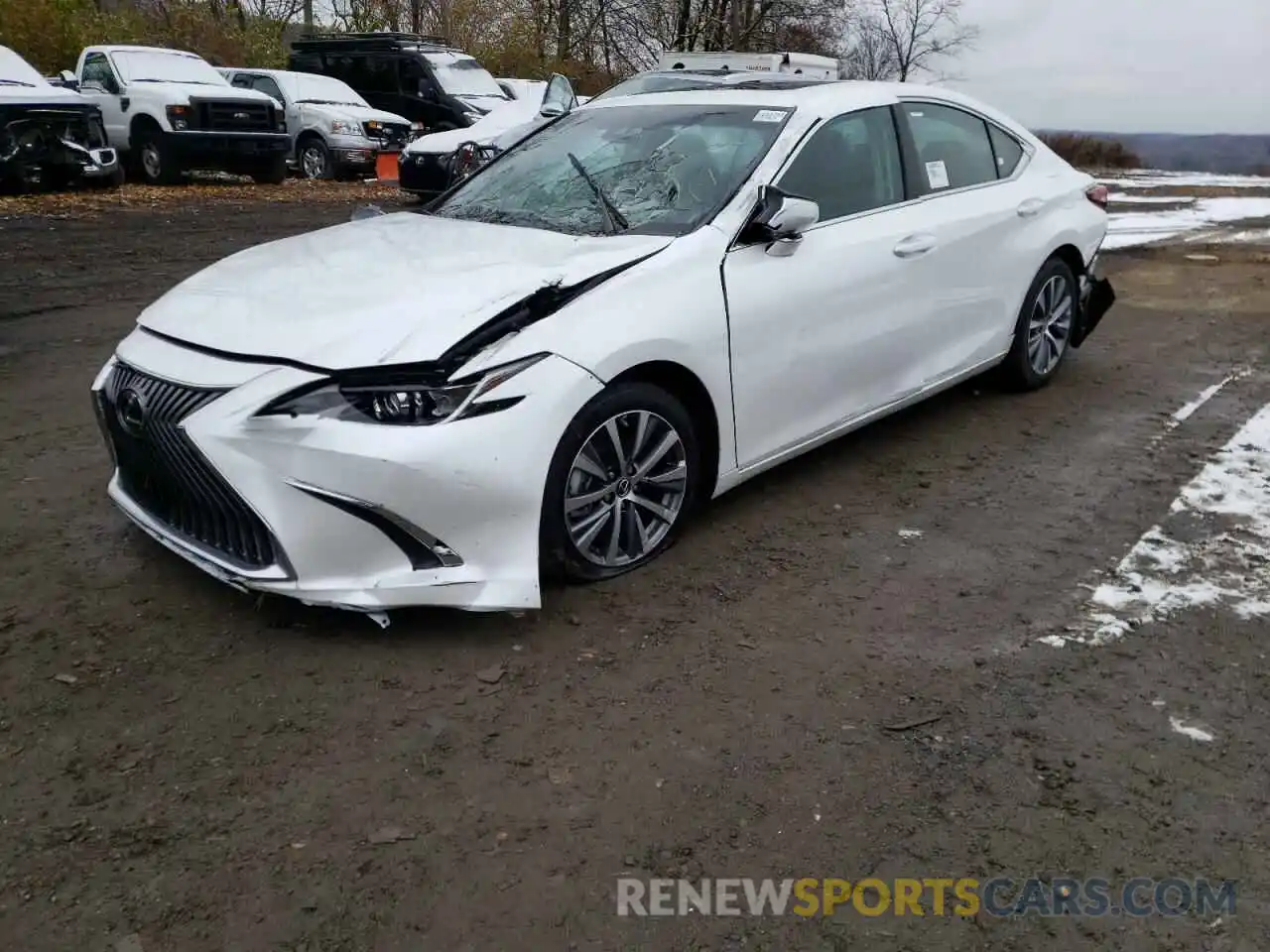 2 Photograph of a damaged car 58ACZ1B15MU106168 LEXUS ES350 2021