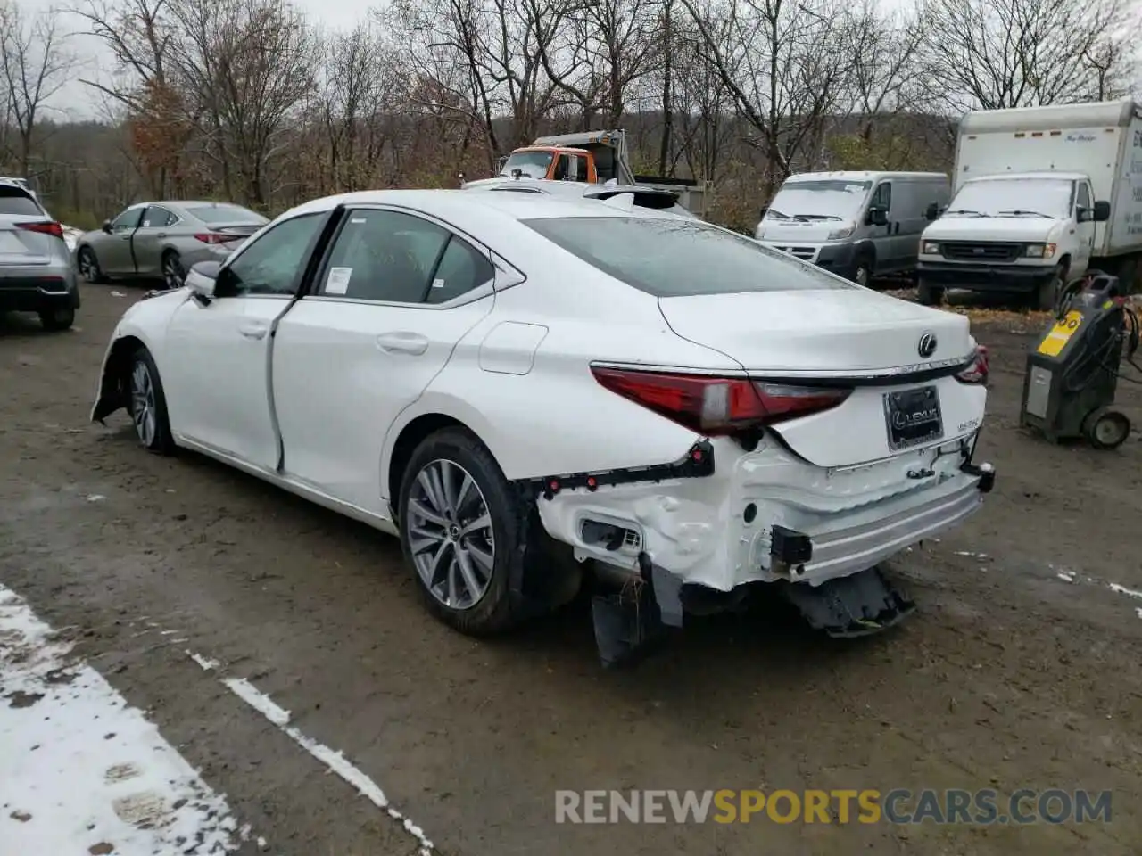 3 Photograph of a damaged car 58ACZ1B15MU106168 LEXUS ES350 2021