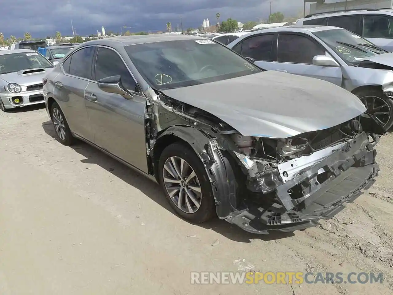 1 Photograph of a damaged car 58ACZ1B17MU099417 LEXUS ES350 2021