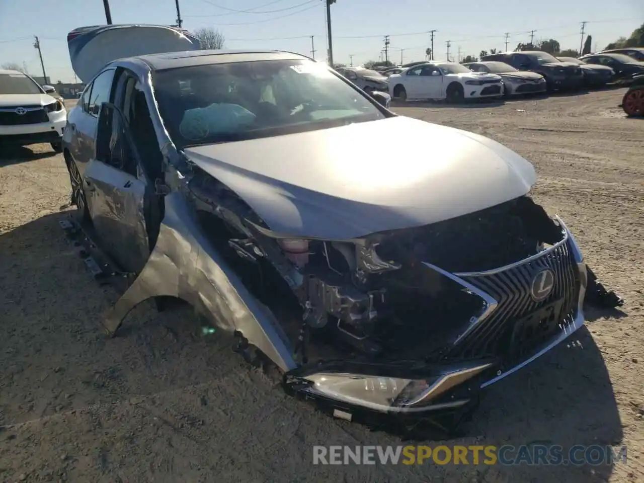 1 Photograph of a damaged car 58ACZ1B18MU089706 LEXUS ES350 2021