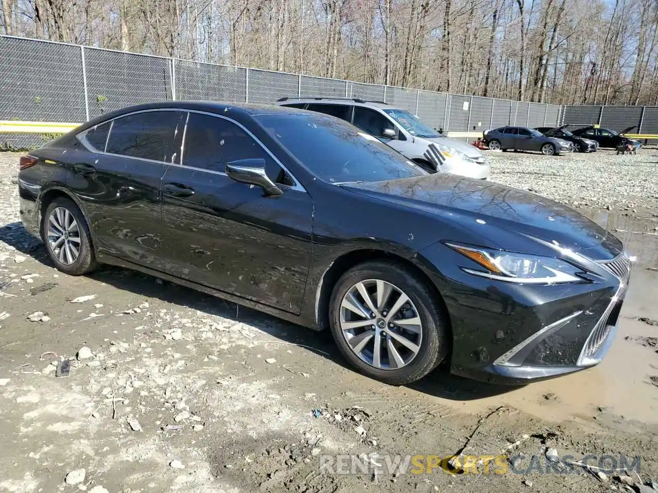 4 Фотография поврежденного автомобиля 58ACZ1B19MU083249 LEXUS ES350 2021