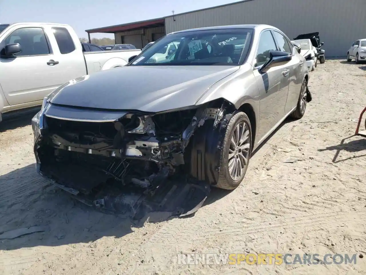 2 Photograph of a damaged car 58ADZ1B10MU103506 LEXUS ES350 2021