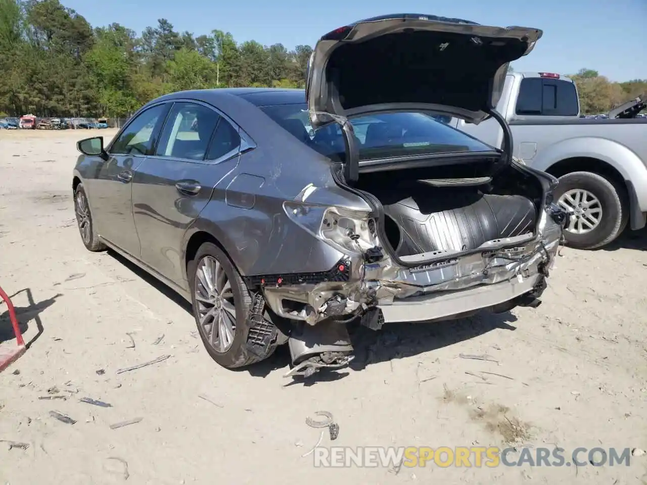 3 Photograph of a damaged car 58ADZ1B10MU103506 LEXUS ES350 2021