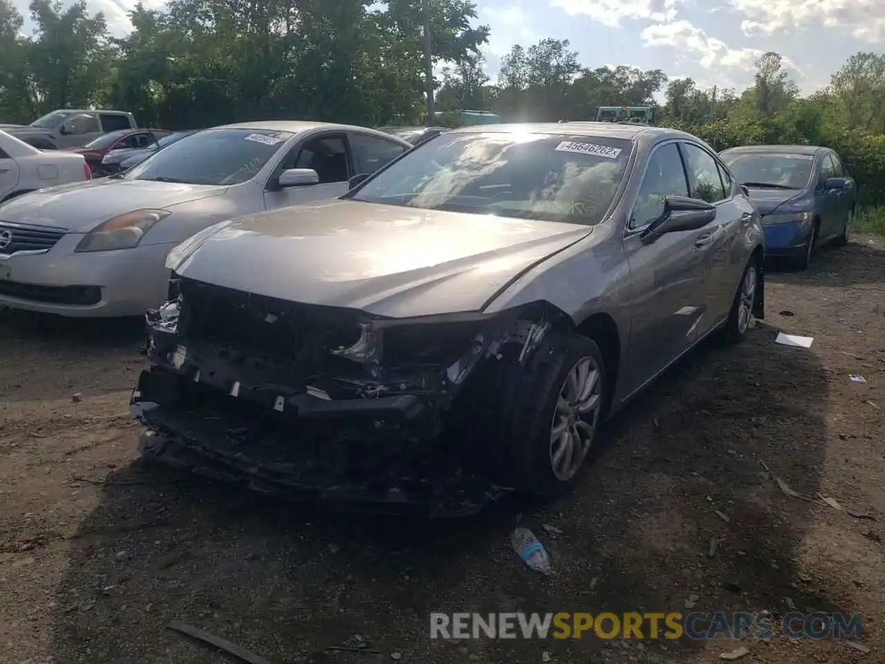 2 Photograph of a damaged car 58ADZ1B11MU088711 LEXUS ES350 2021