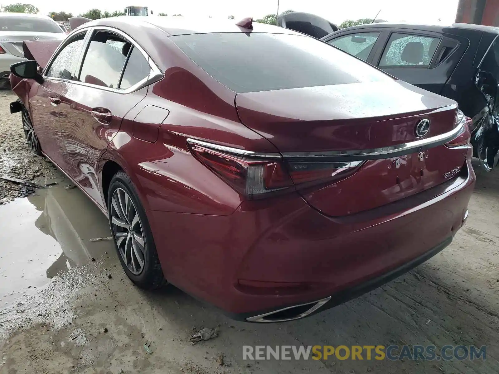 3 Photograph of a damaged car 58ADZ1B11MU094153 LEXUS ES350 2021