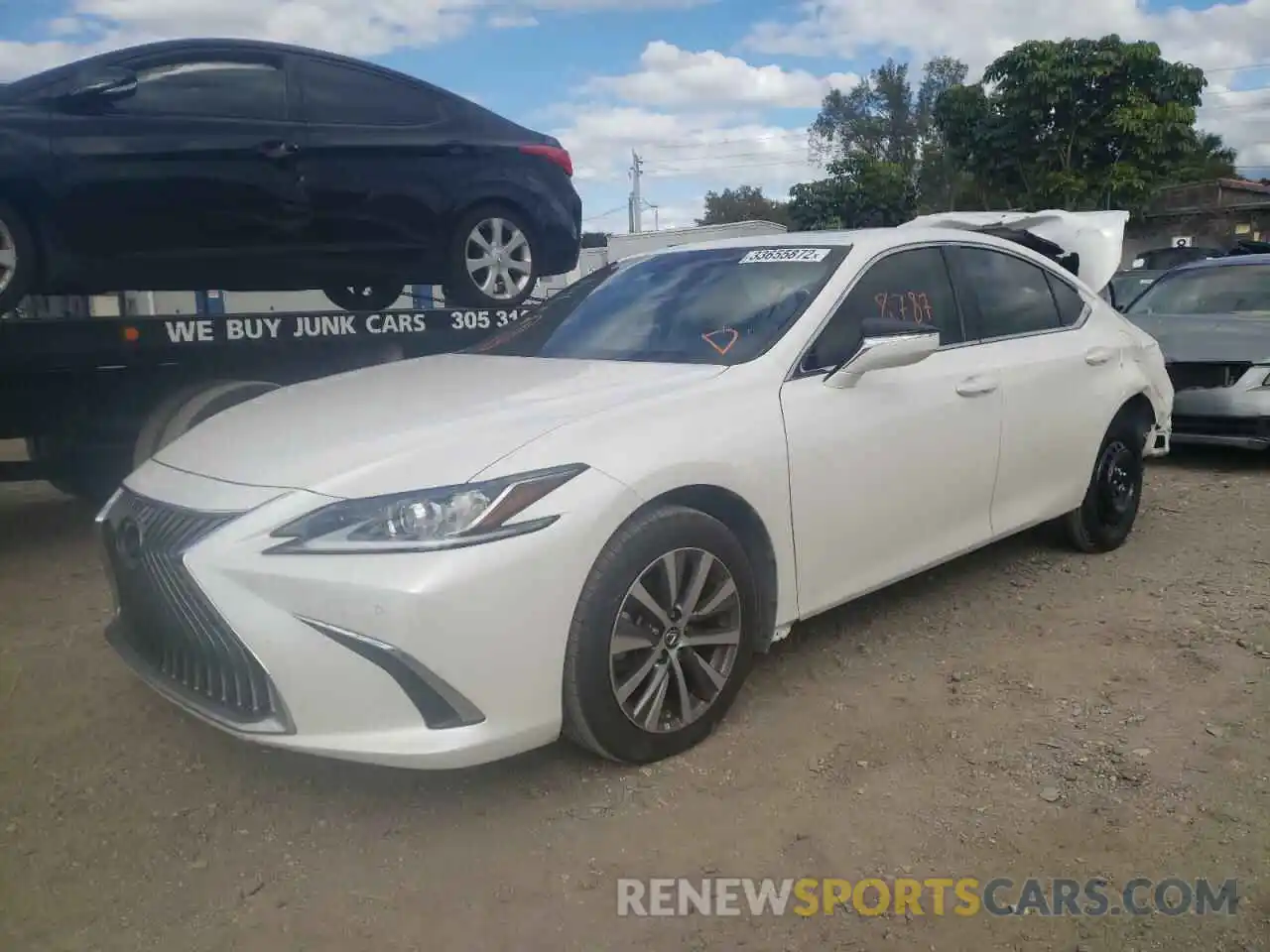 2 Photograph of a damaged car 58ADZ1B11MU094511 LEXUS ES350 2021