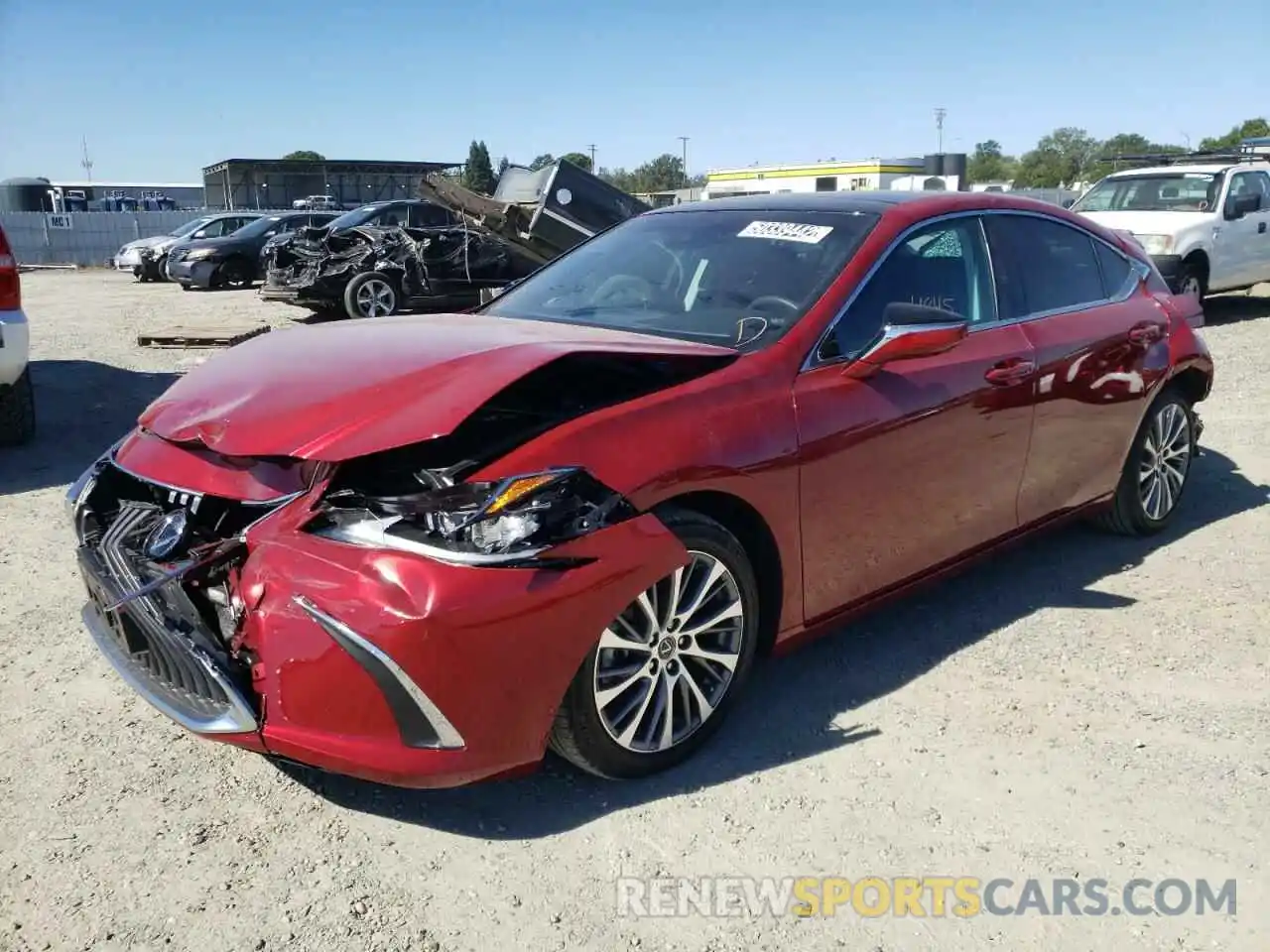 2 Photograph of a damaged car 58ADZ1B11MU100324 LEXUS ES350 2021