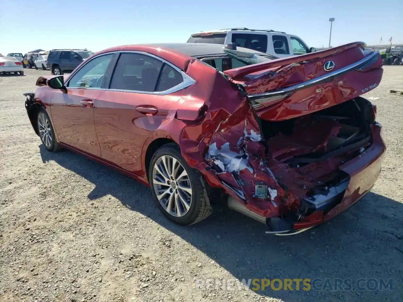 3 Photograph of a damaged car 58ADZ1B11MU100324 LEXUS ES350 2021