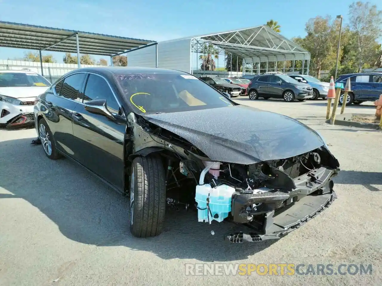 1 Photograph of a damaged car 58ADZ1B11MU100663 LEXUS ES350 2021