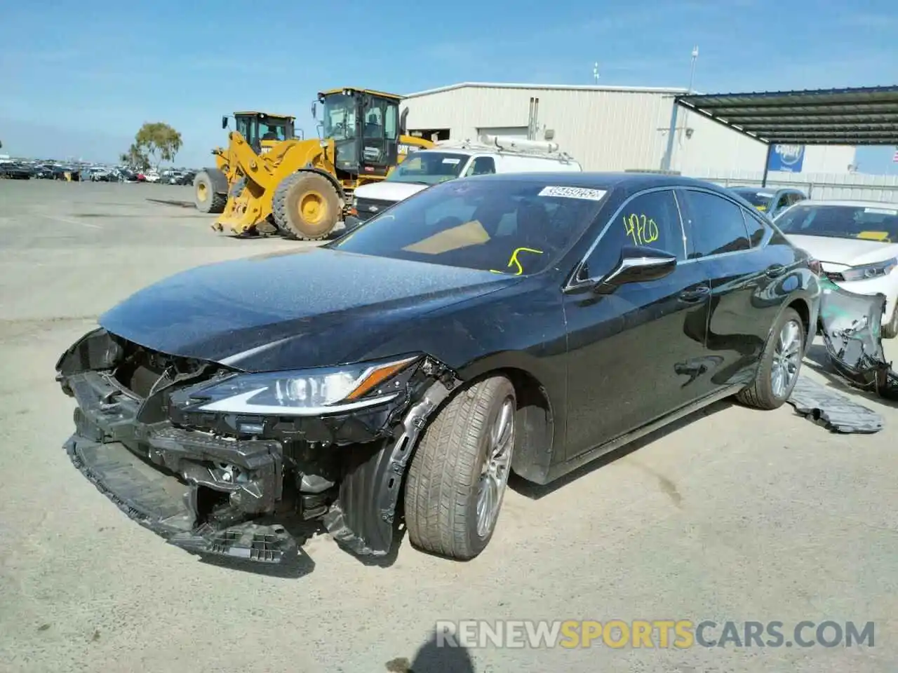 2 Photograph of a damaged car 58ADZ1B11MU100663 LEXUS ES350 2021