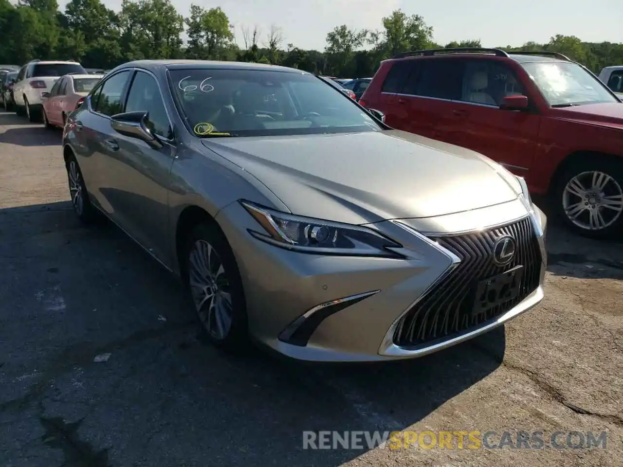 1 Photograph of a damaged car 58ADZ1B11MU100730 LEXUS ES350 2021