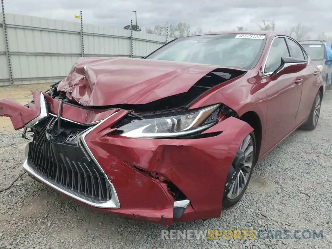 2 Photograph of a damaged car 58ADZ1B11MU102736 LEXUS ES350 2021