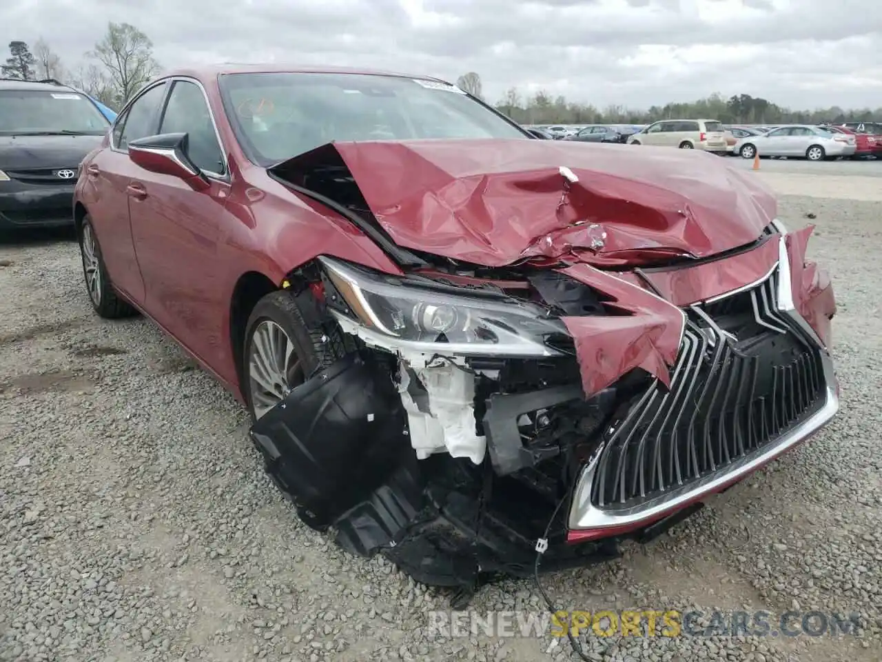 9 Photograph of a damaged car 58ADZ1B11MU102736 LEXUS ES350 2021