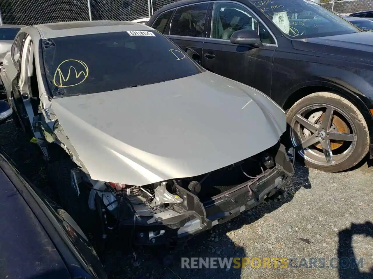 1 Photograph of a damaged car 58ADZ1B11MU108665 LEXUS ES350 2021