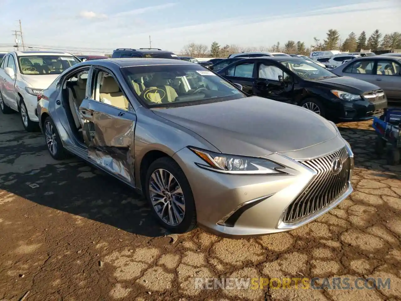 1 Photograph of a damaged car 58ADZ1B11MU109220 LEXUS ES350 2021