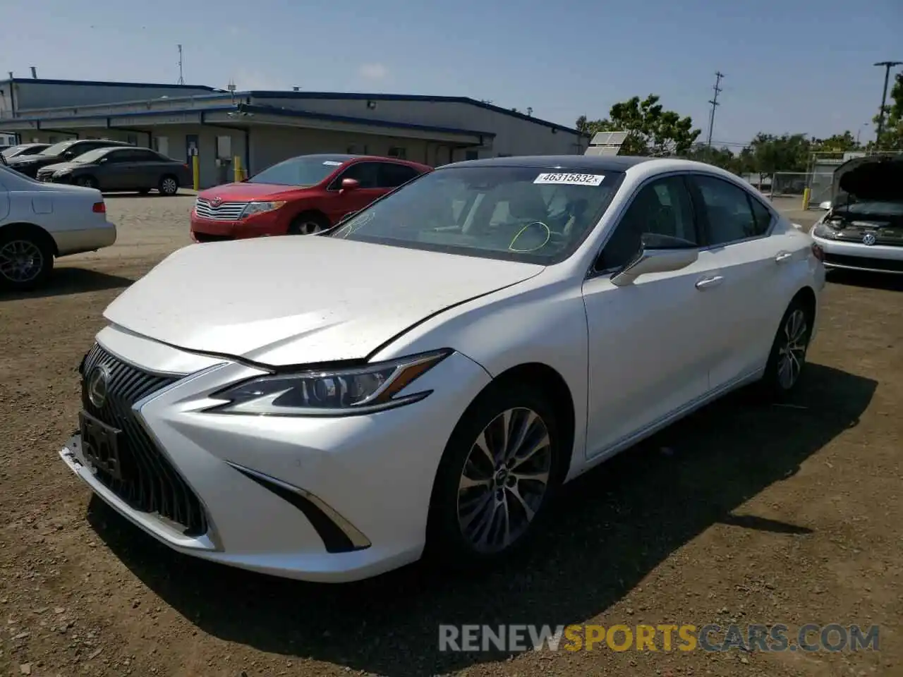 2 Photograph of a damaged car 58ADZ1B12MU085896 LEXUS ES350 2021